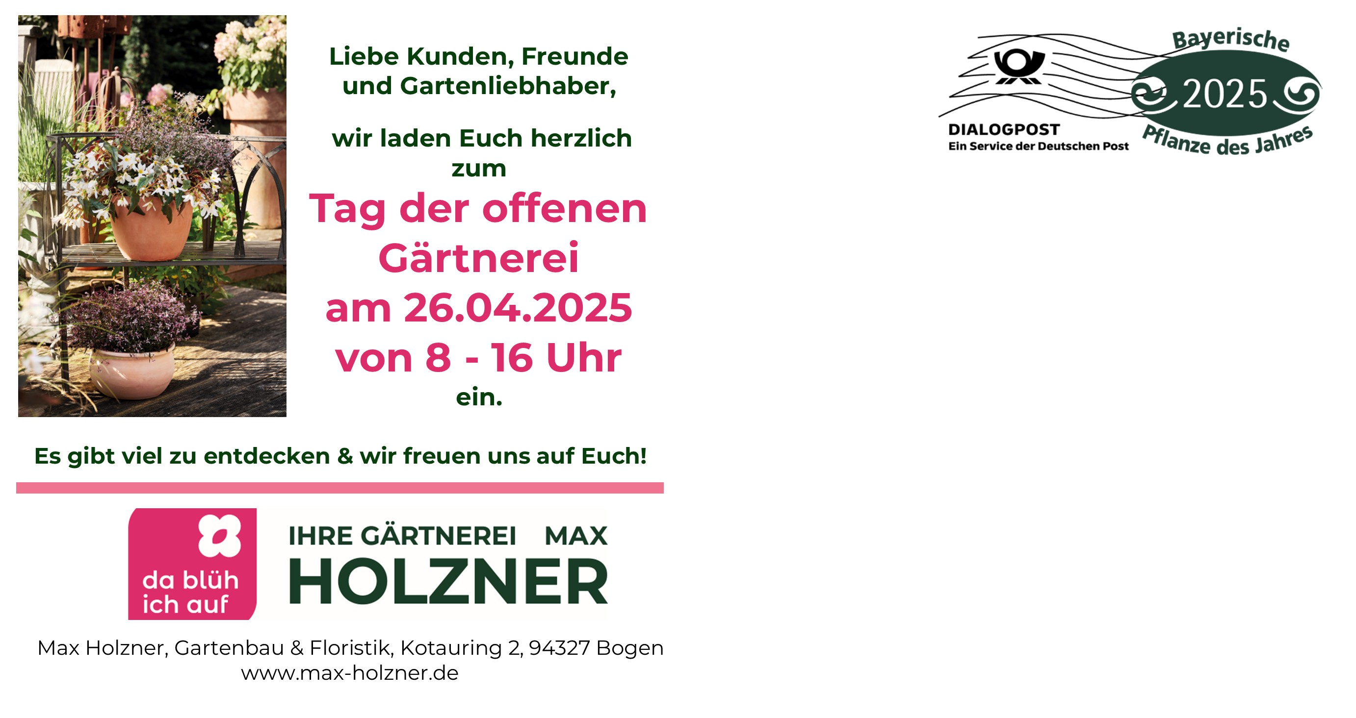 Einladungskarte2025Tag der offenen Grtnerei vorderseite